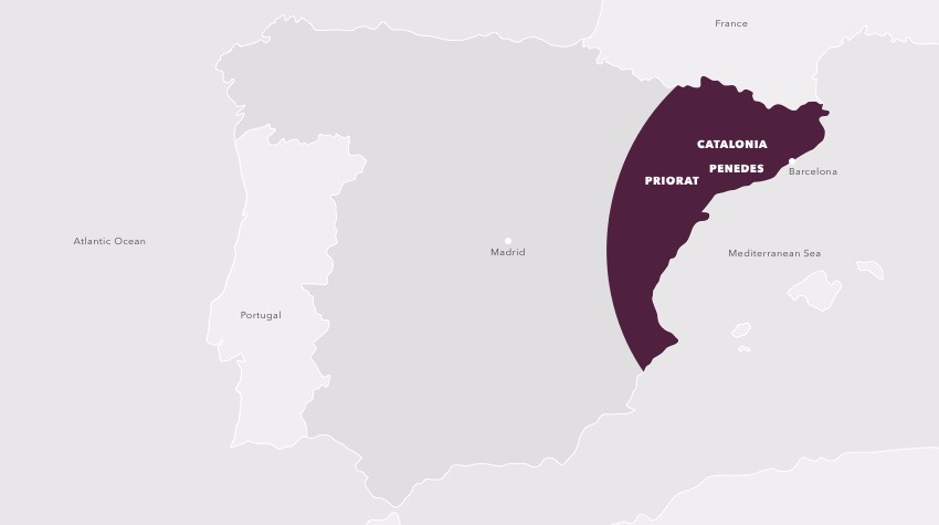 Catalunya DMC Map- Wine paths