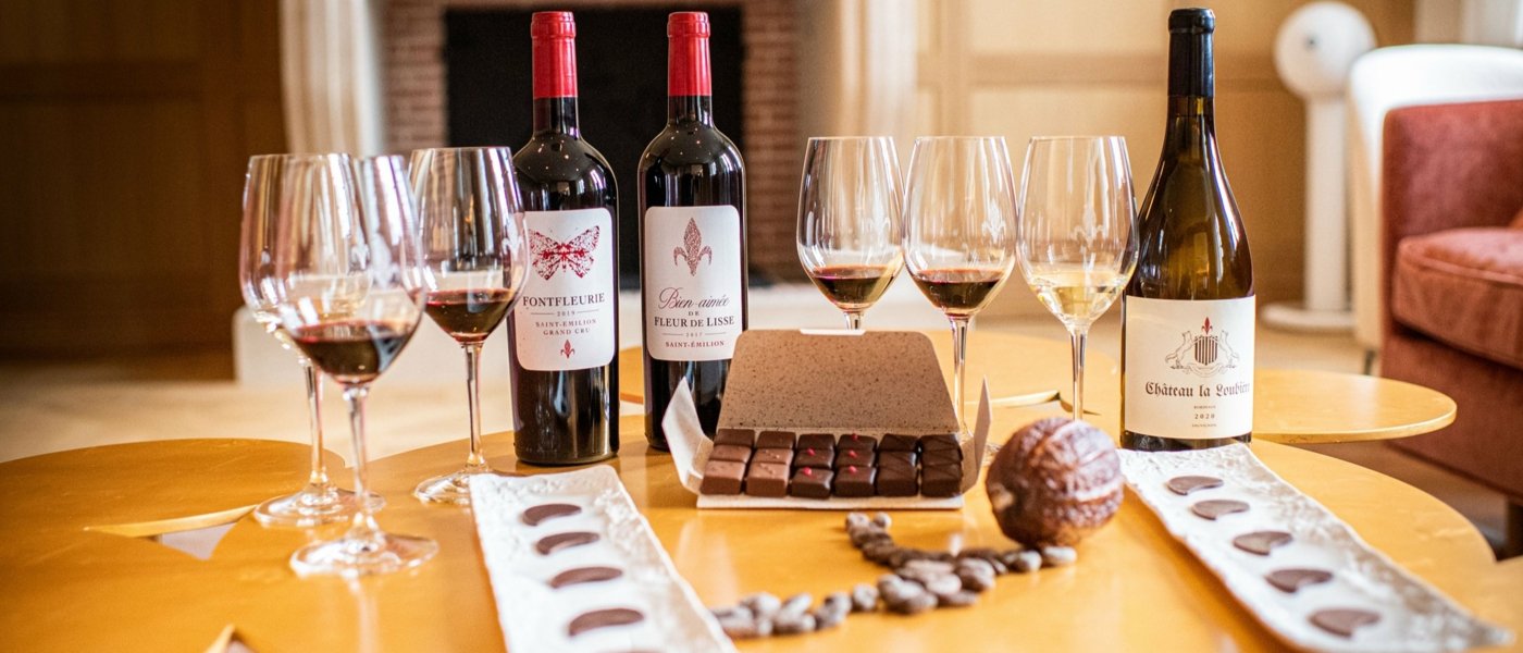 Wine and chocolate