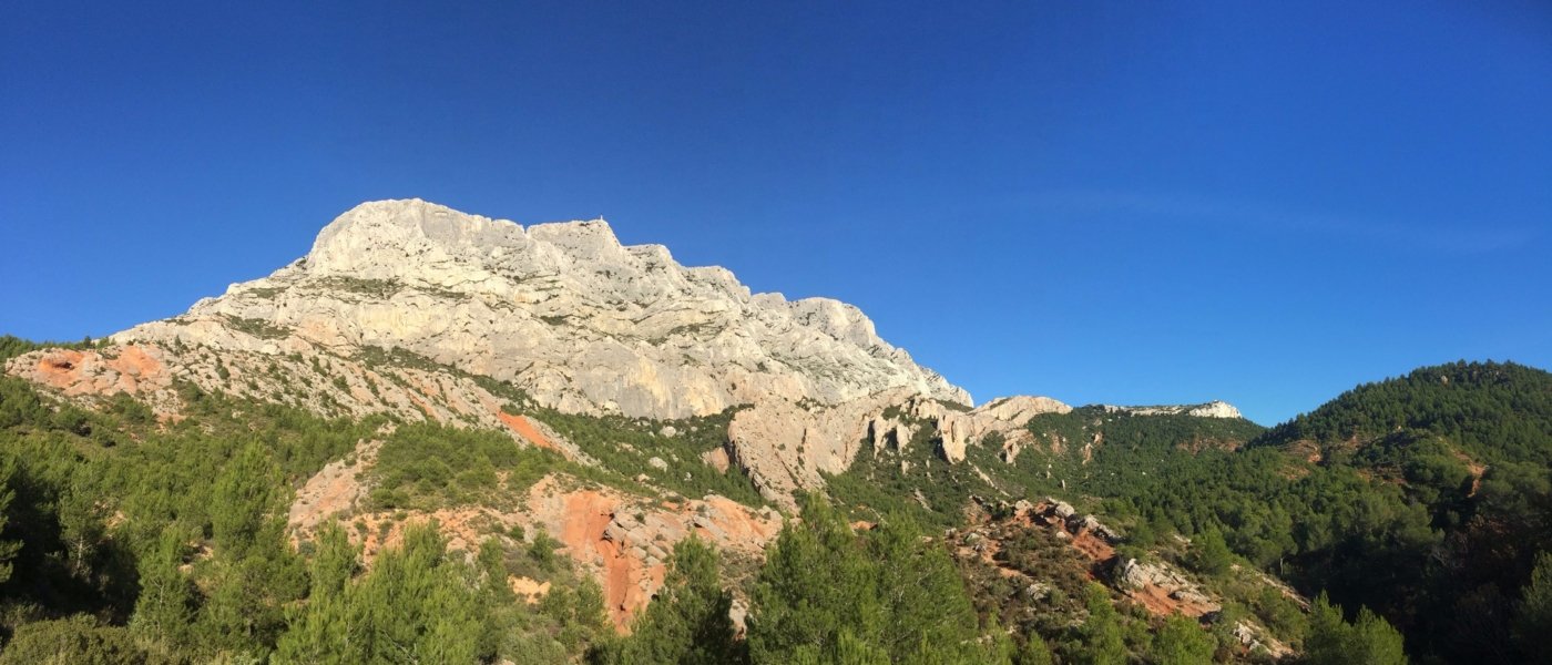 The Montagne Ste Victoire just outside Aix en Provence