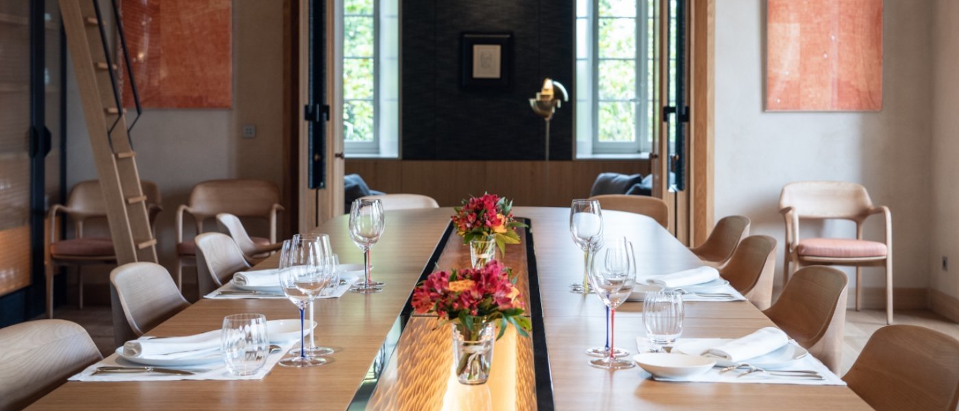 Private table, Chateau de Ferrand