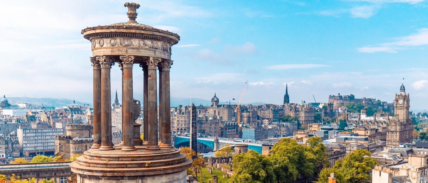 Panorama over Edinburg - Wine Paths