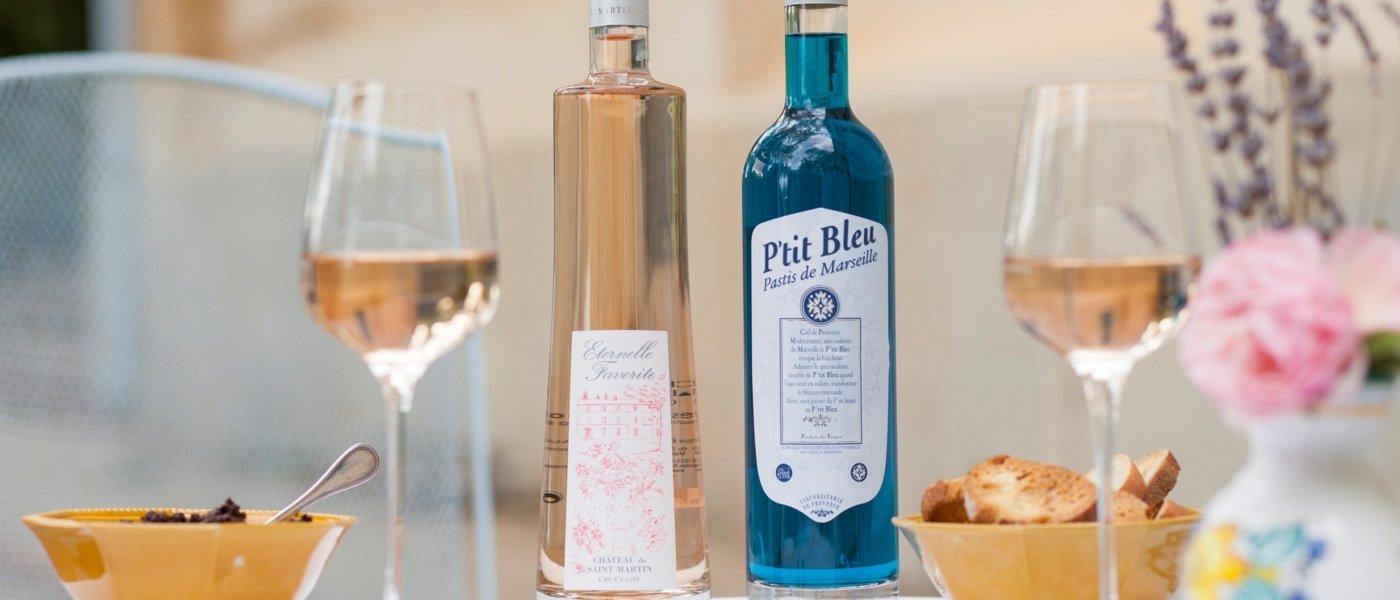 Pastis and rosé wine to taste with tapenade: Welcome in Provence