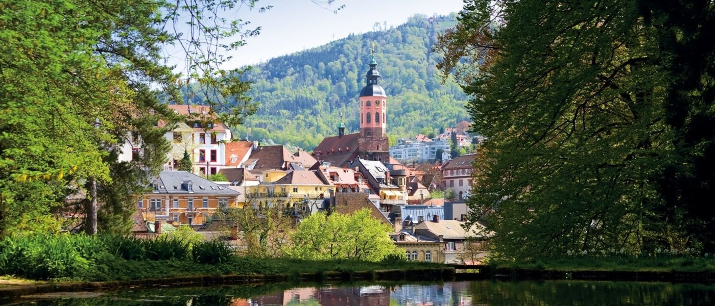 Baden-Baden view from a parc