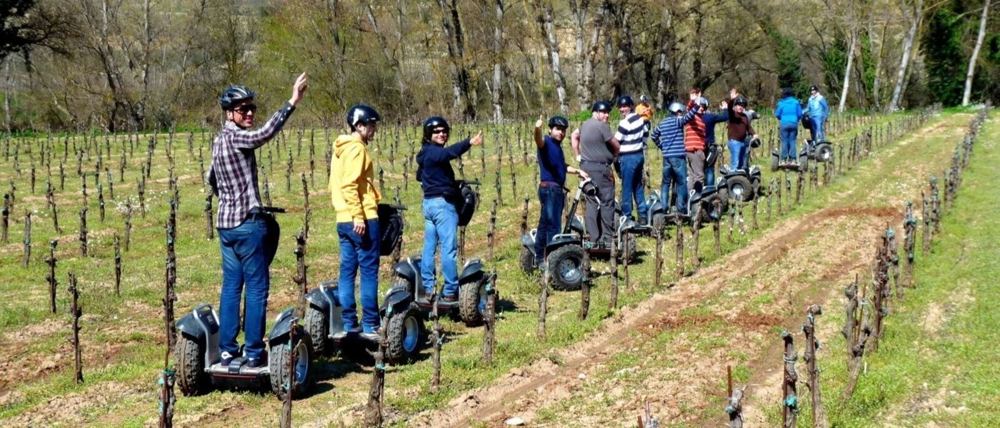 A SEGWAY TOUR THROUGH THE VINEYARDS