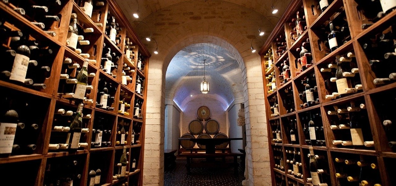 wine cellar tour at Klein Constantia