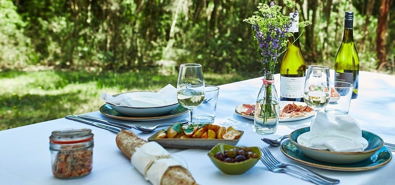 Luxury picnic in Victoria, Australia Wine Paths