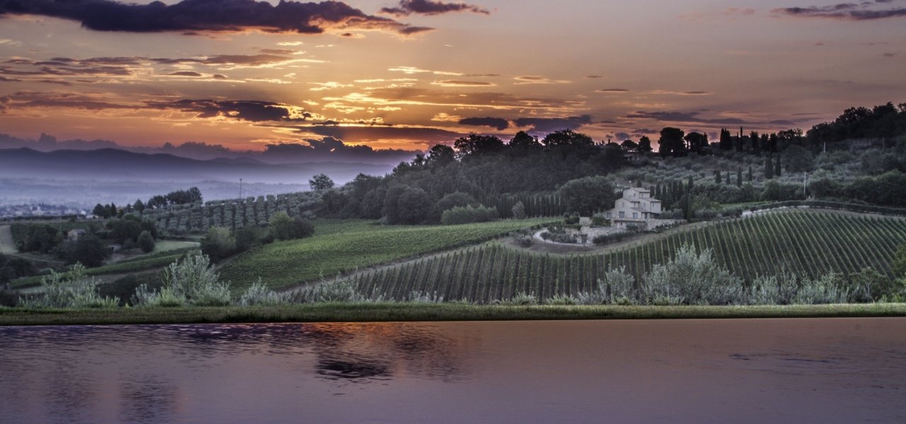 Sunset at Villa Icario